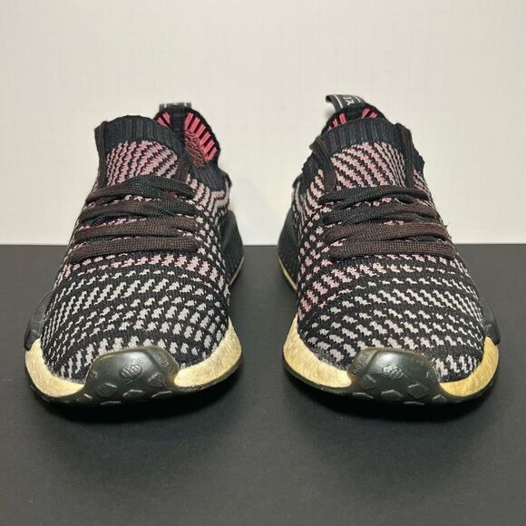 Unisex ADIDAS NMD R1 STLT Solar Pink Athletic Shoes / Size 5M - 6W - Picture 2 of 9